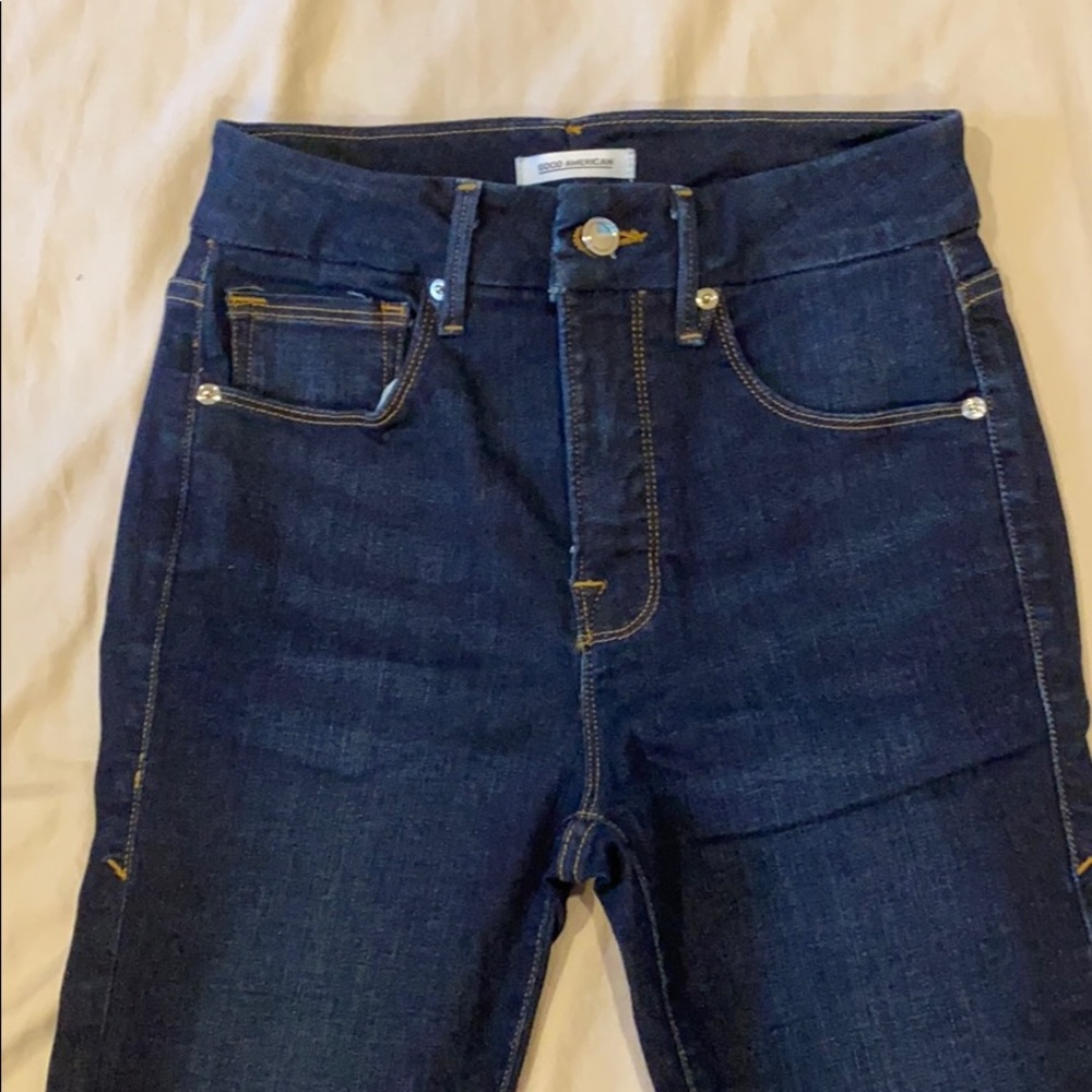 Good American Good Legs Cropped Jean 4/27